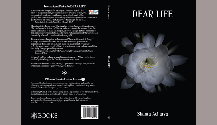 Image of Shanta Acharya's poetry book 'Dear Life'