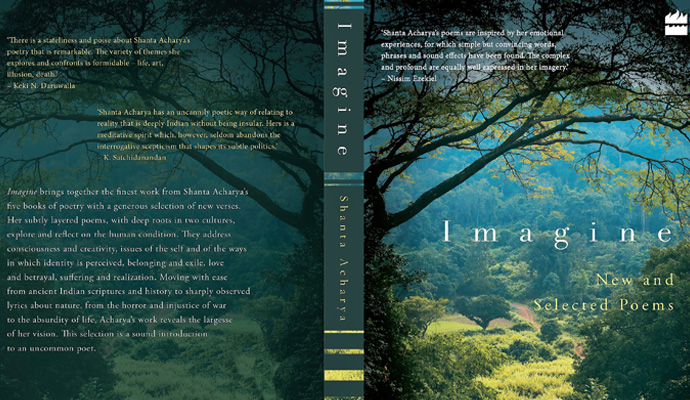 Image of Shanta Acharya's poetry book 'Imagine'