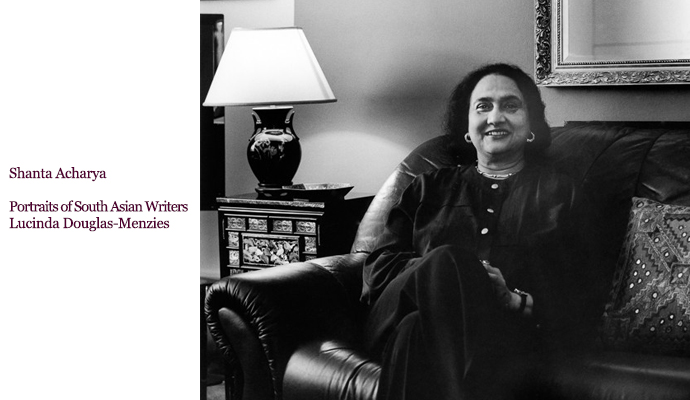 Portrait of Shanta Acharya by Lucinda Douglas-Menzies 